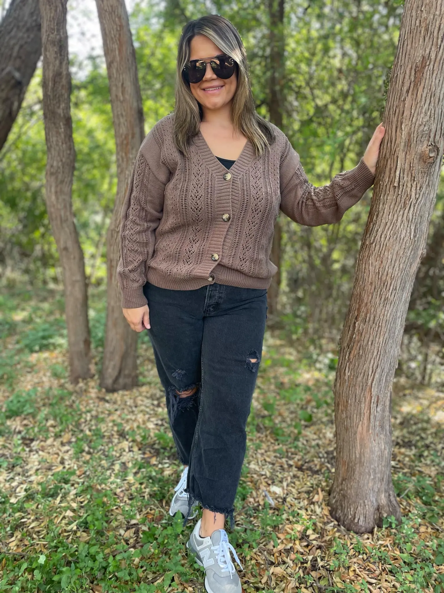 Austin Button Cardigan in Four Colors