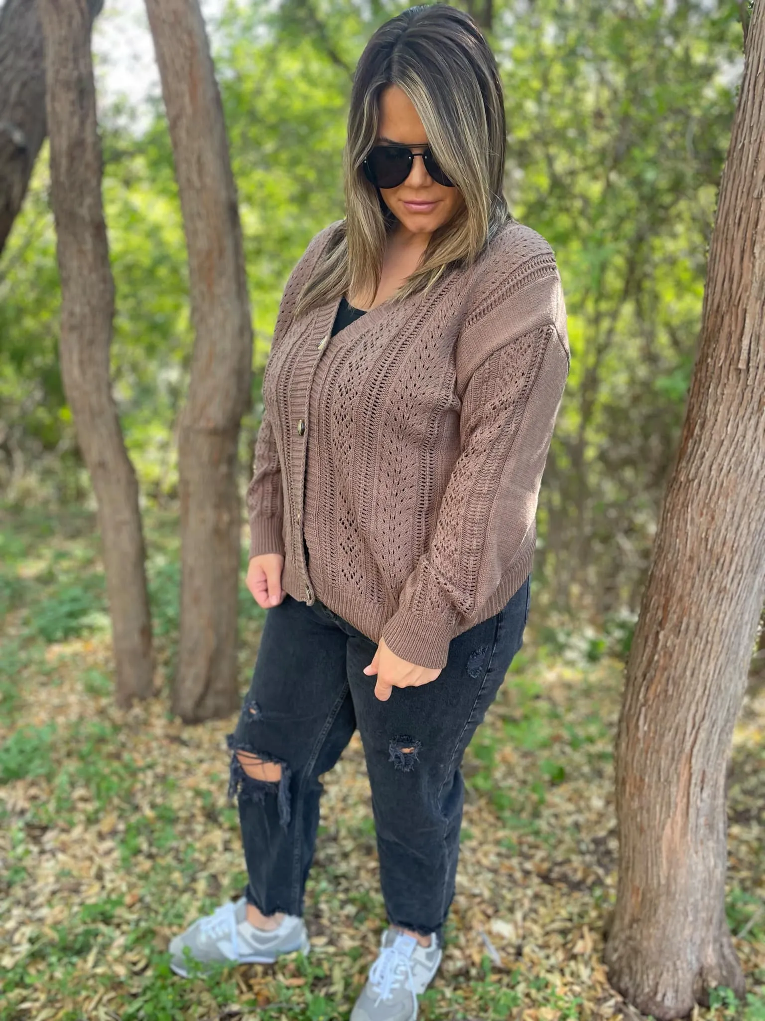 Austin Button Cardigan in Four Colors