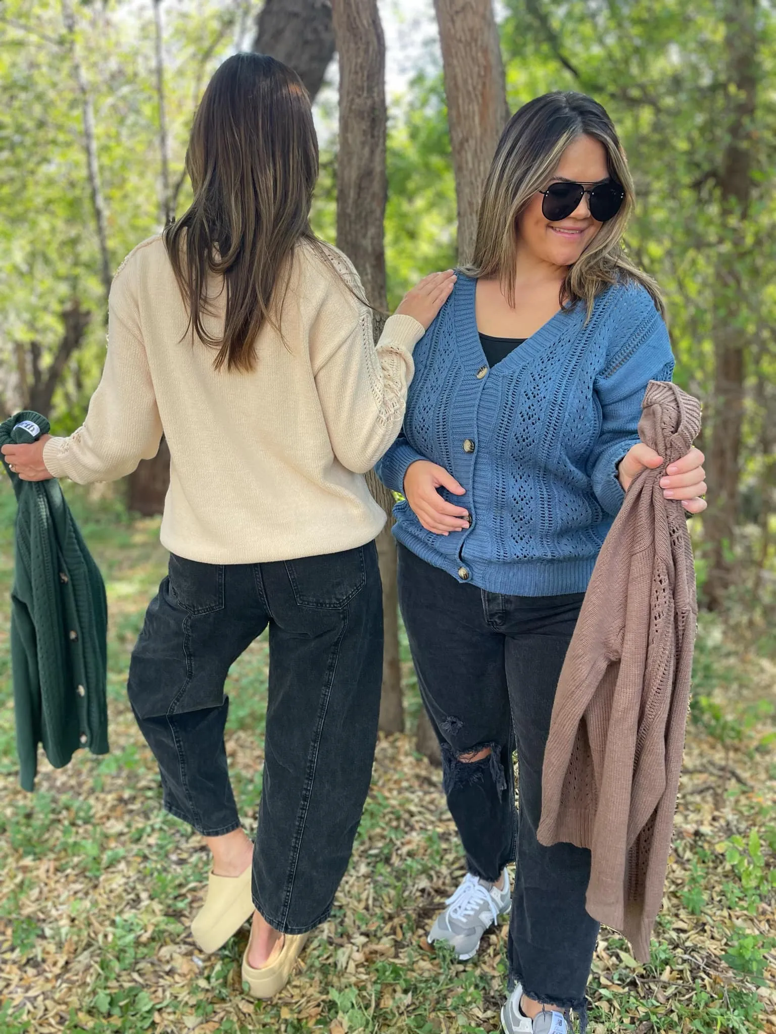 Austin Button Cardigan in Four Colors