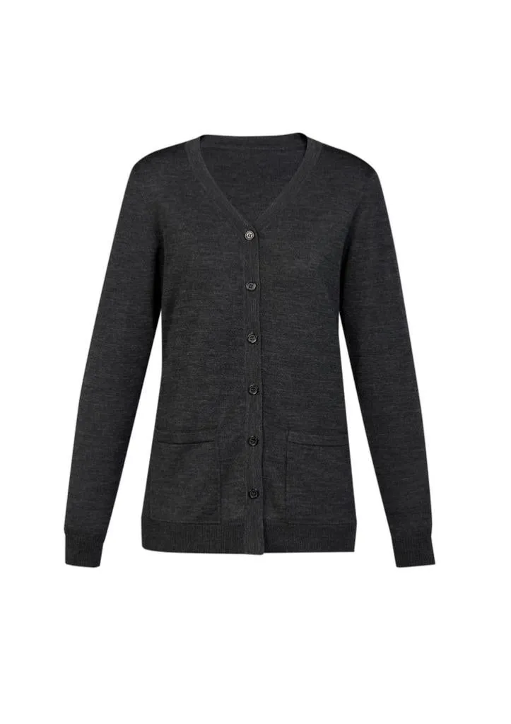 Biz Care CK045LC Womens Button Front Cardigan