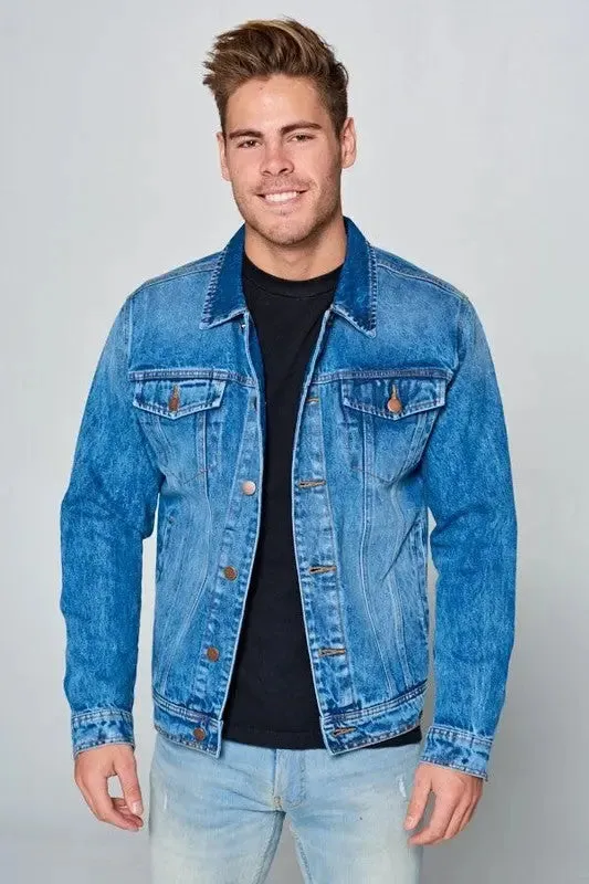 Blue Age High Quality Men's Denim Jacket