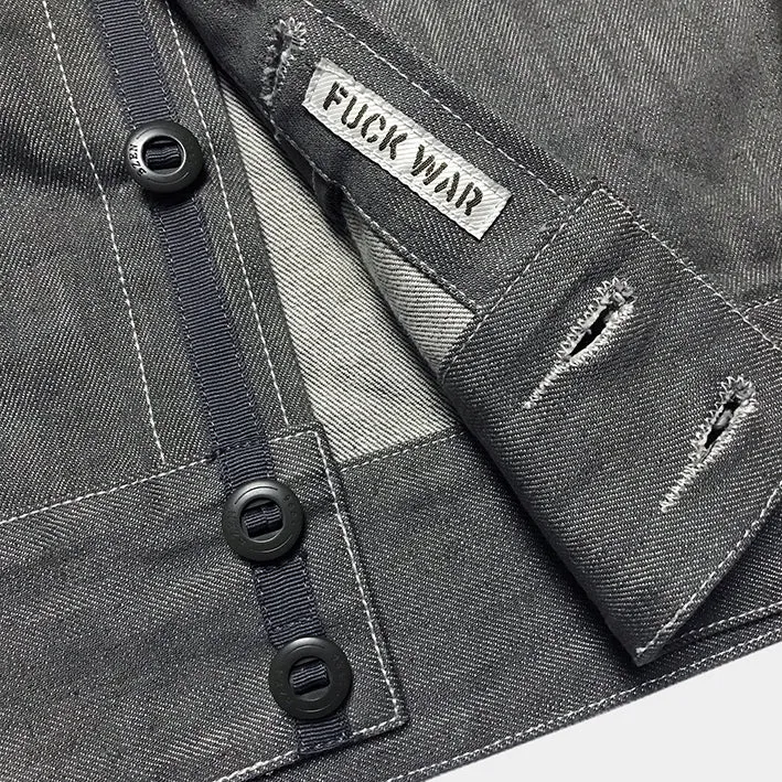 BZEN UNARMY - M.3170 IKE'S REGULAR FIT JACKET-14oz-E0 GREY