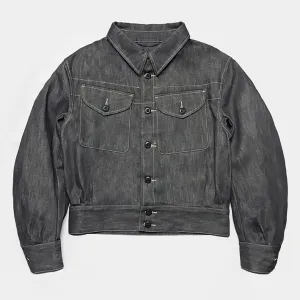 BZEN UNARMY - M.3170 IKE'S REGULAR FIT JACKET-14oz-E0 GREY