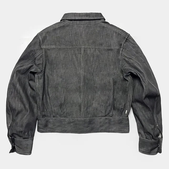 BZEN UNARMY - M.3170 IKE'S REGULAR FIT JACKET-14oz-E0 GREY