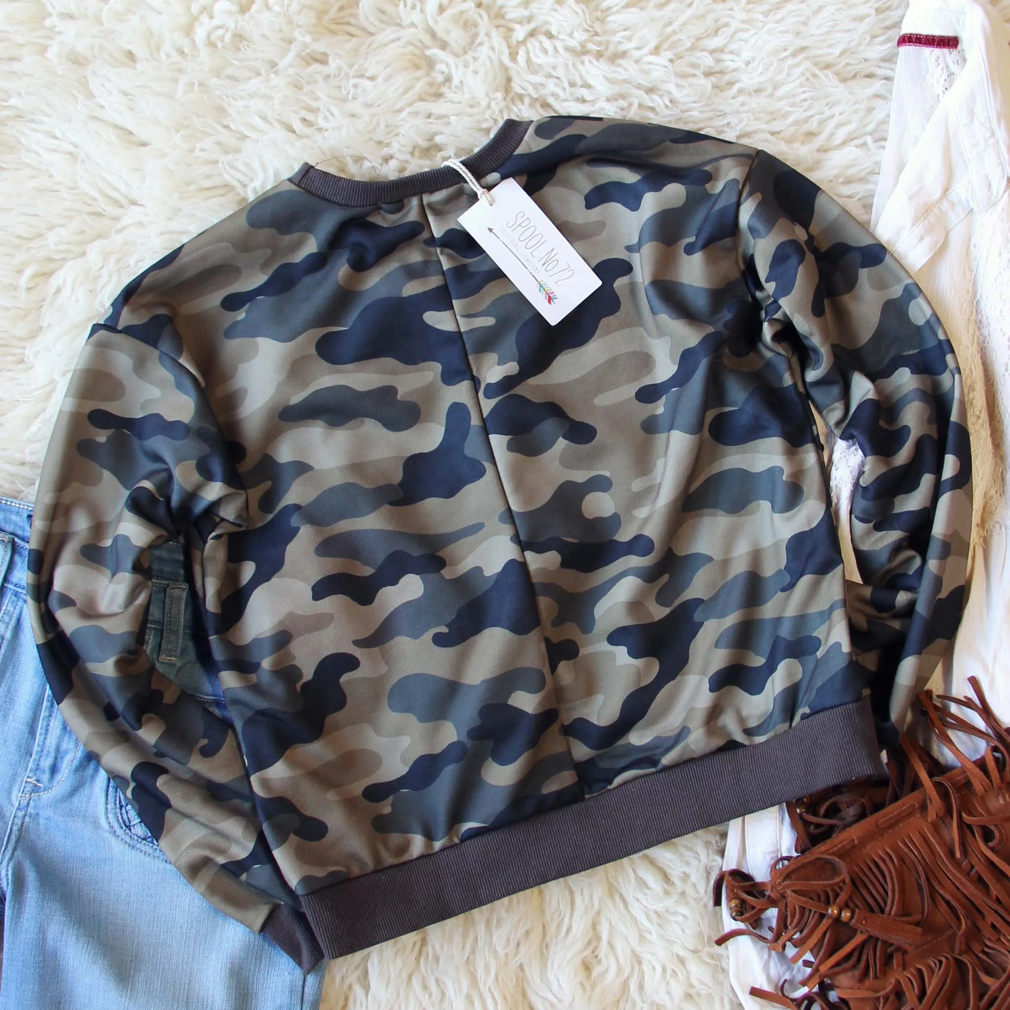 Camo Rose Sweatshirt