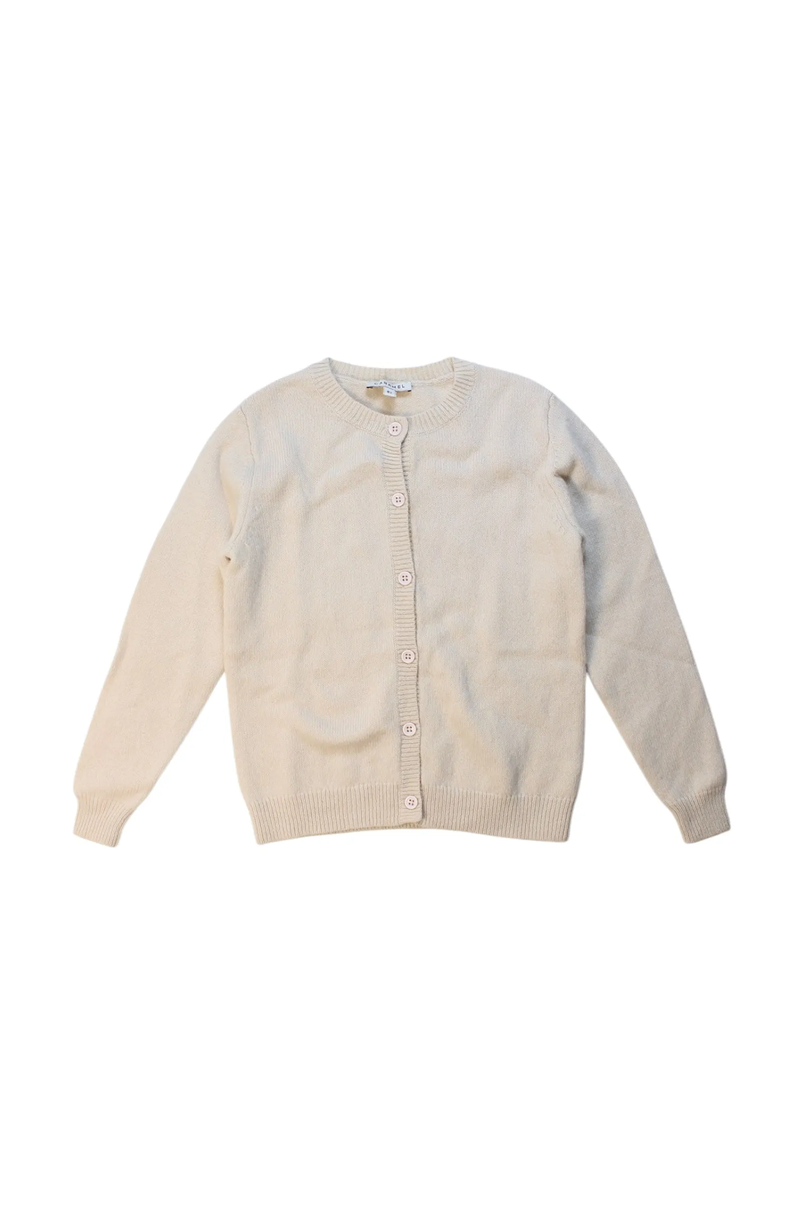 Caramel Merino Wool Cardigan 8Y