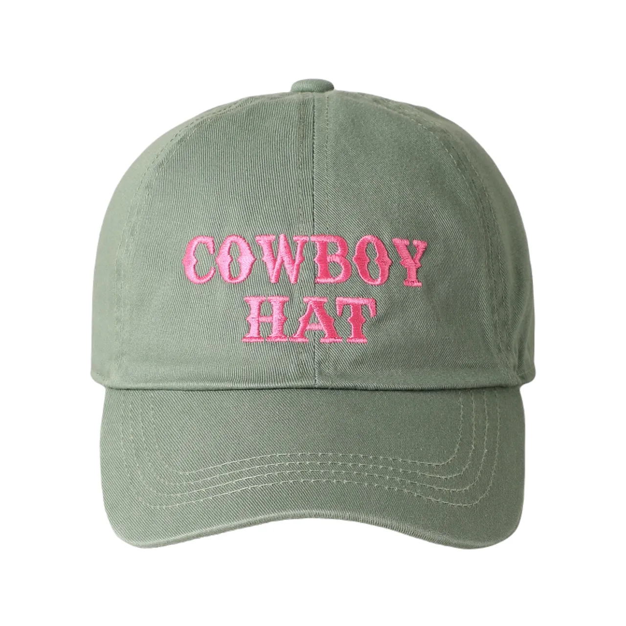 Cowboy Hat Embroidered Baseball Hat - Adult