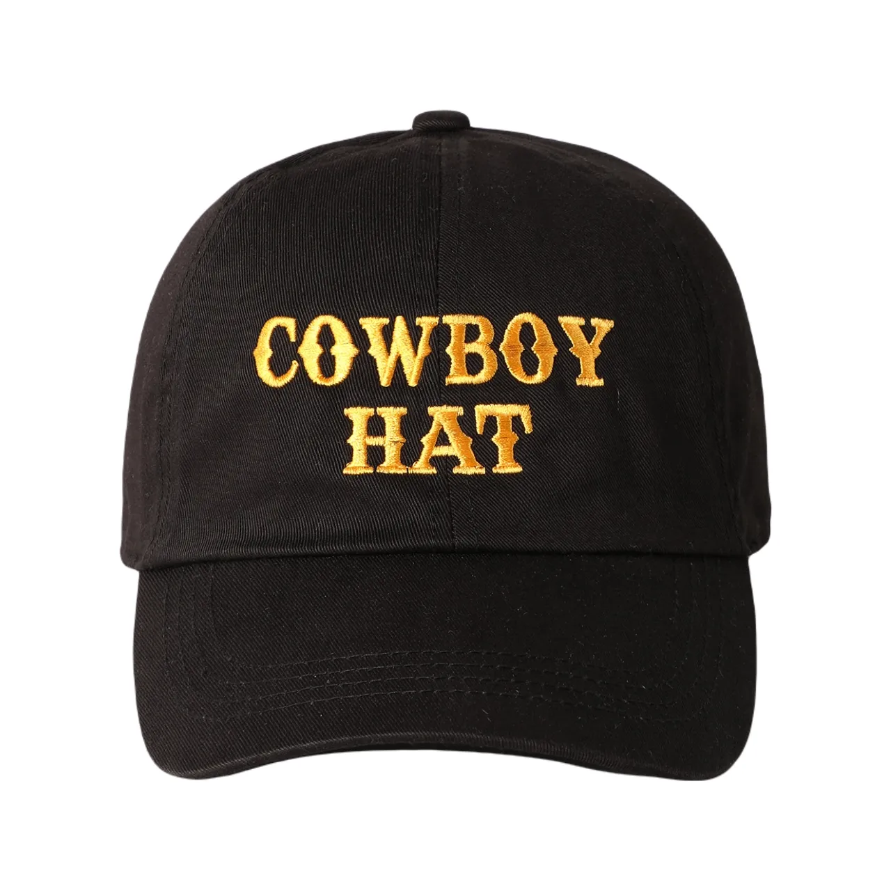 Cowboy Hat Embroidered Baseball Hat - Adult