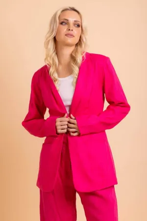 Indigo Blazer Pink