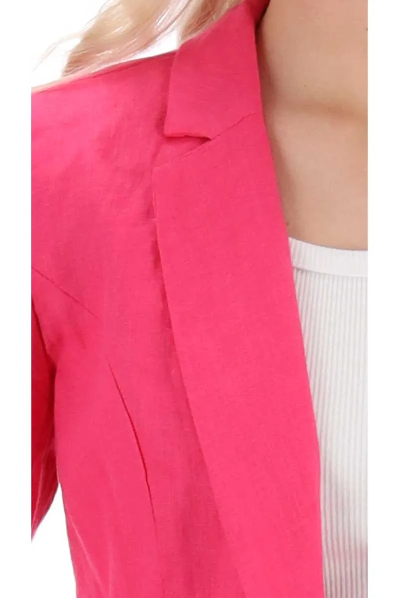 Indigo Blazer Pink