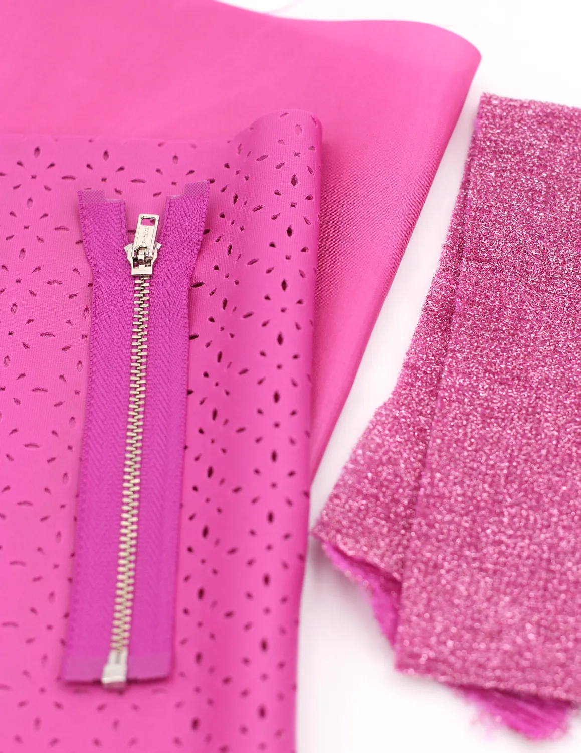 Limited Edition Pixie Pack Pink Cutwork Bomber Jacket