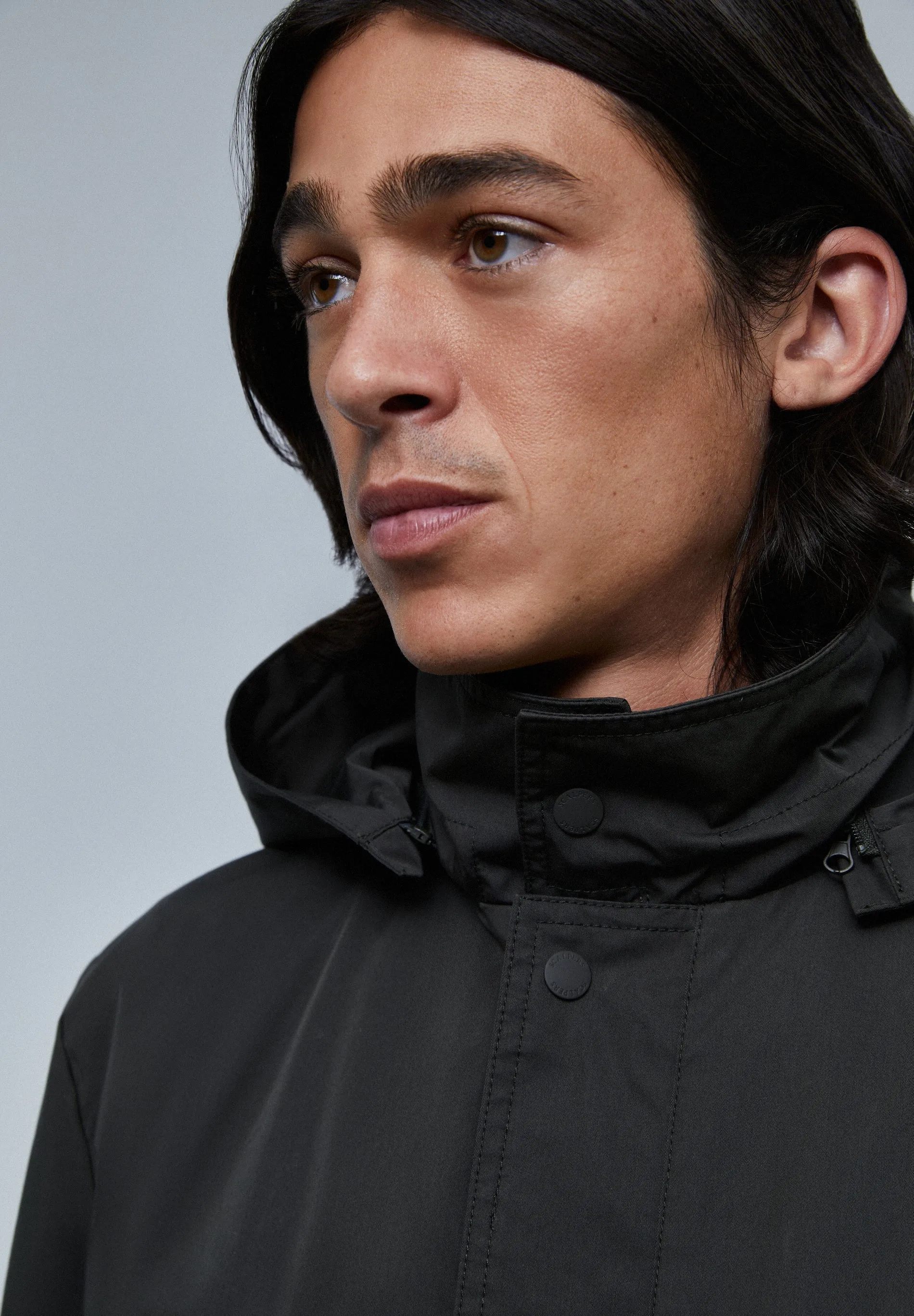 PARKA LARGA ALGODN