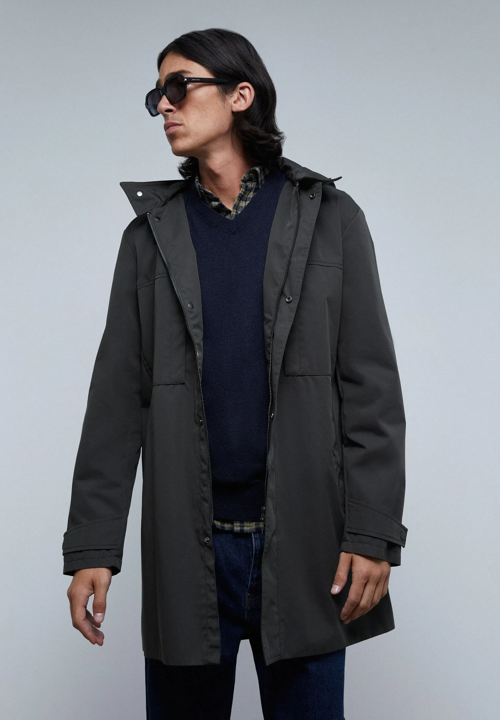 PARKA LARGA ALGODN