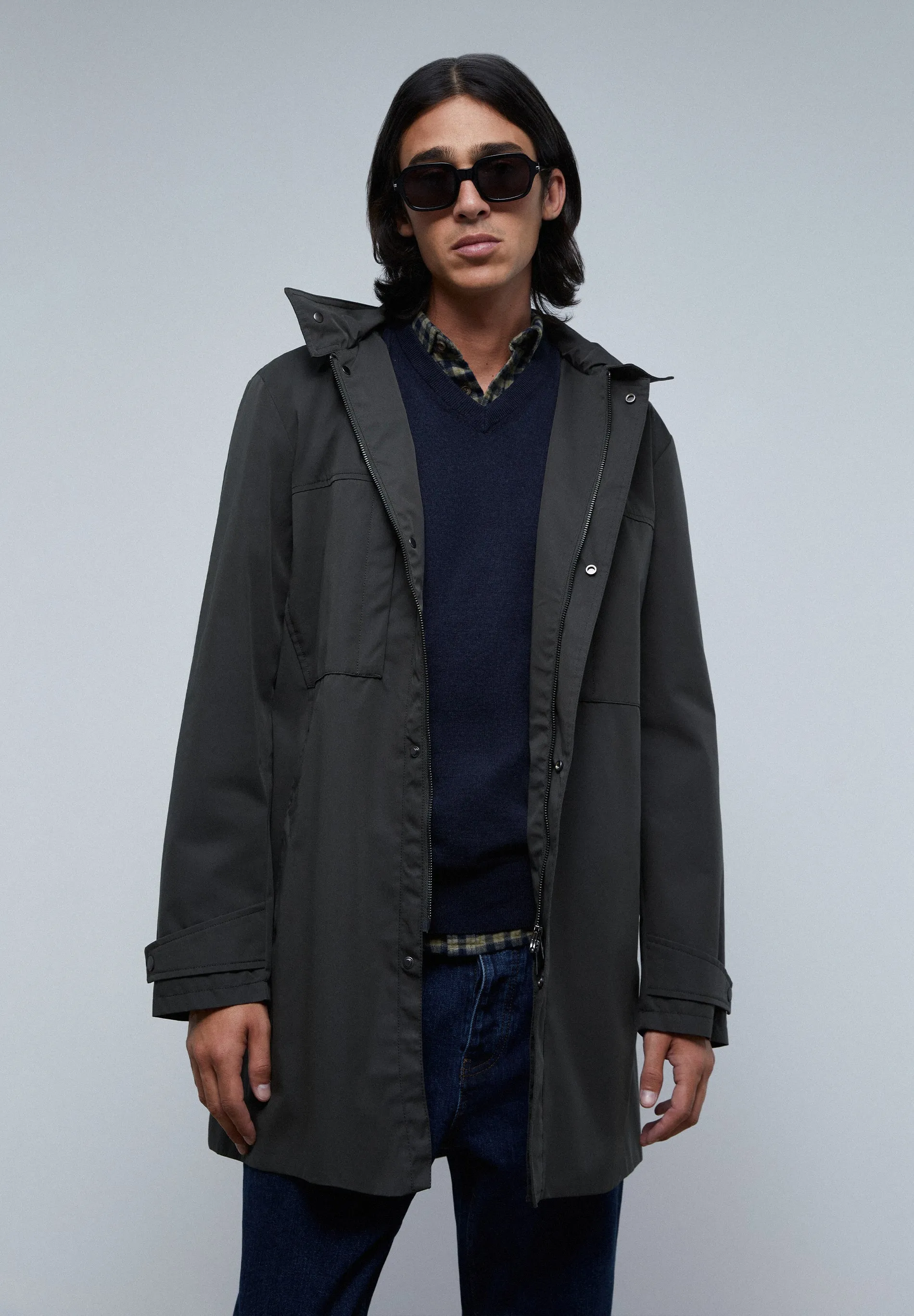 PARKA LARGA ALGODN