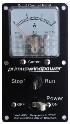 Primus Wind Power Air 40   Control Panel   27' Tower Kit