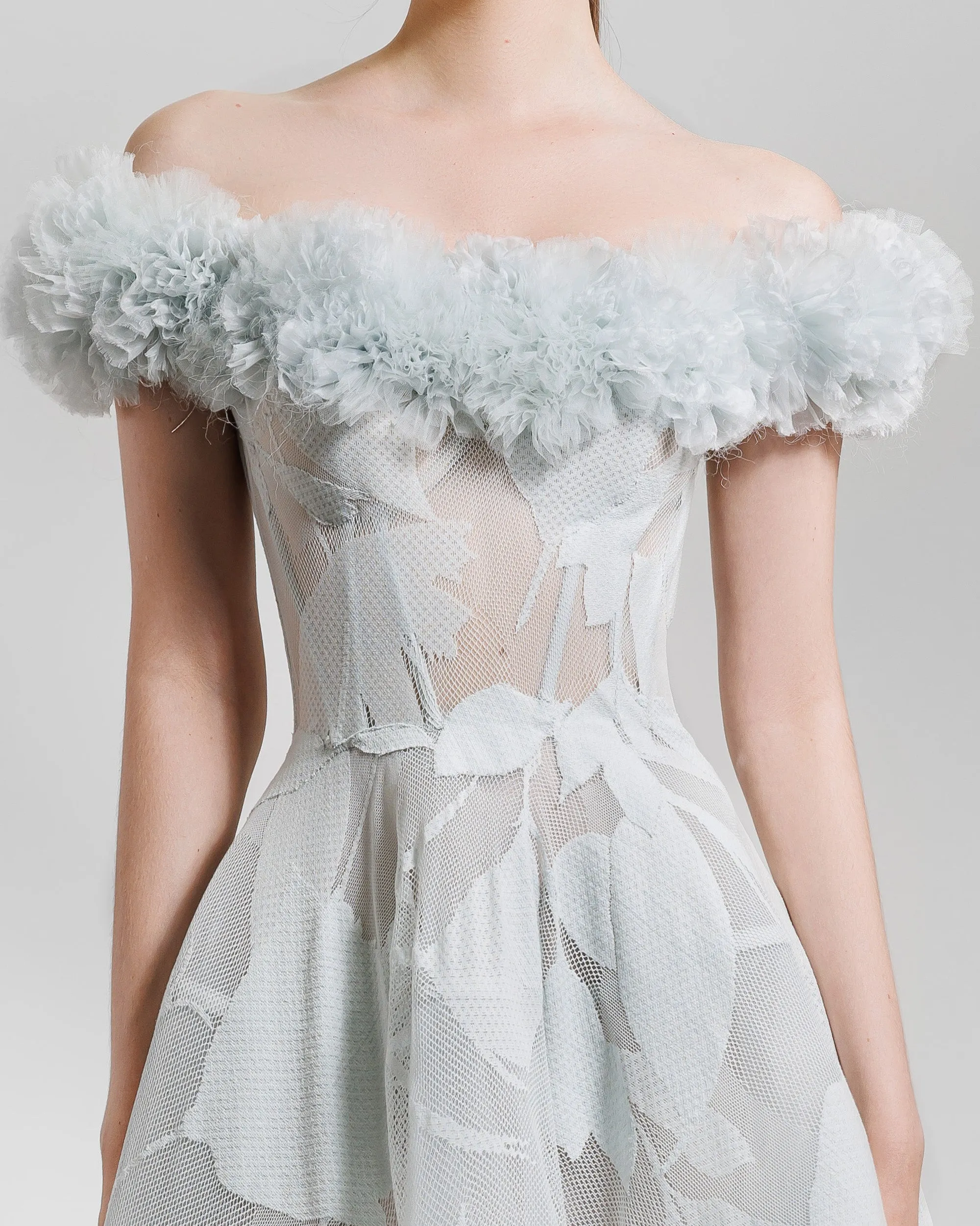 Rushed Off-The-Shoulders Dress