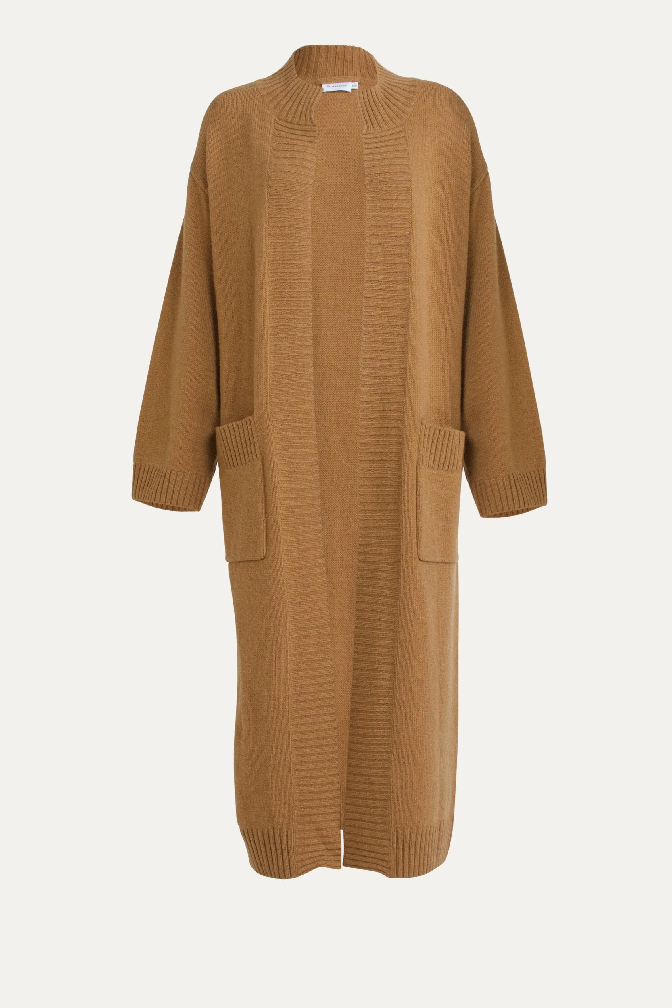 Sidney Wool-Cashmere Longline Cardigan