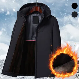 Thermische Dikke Dikke Parka -Jas Voor Heren
