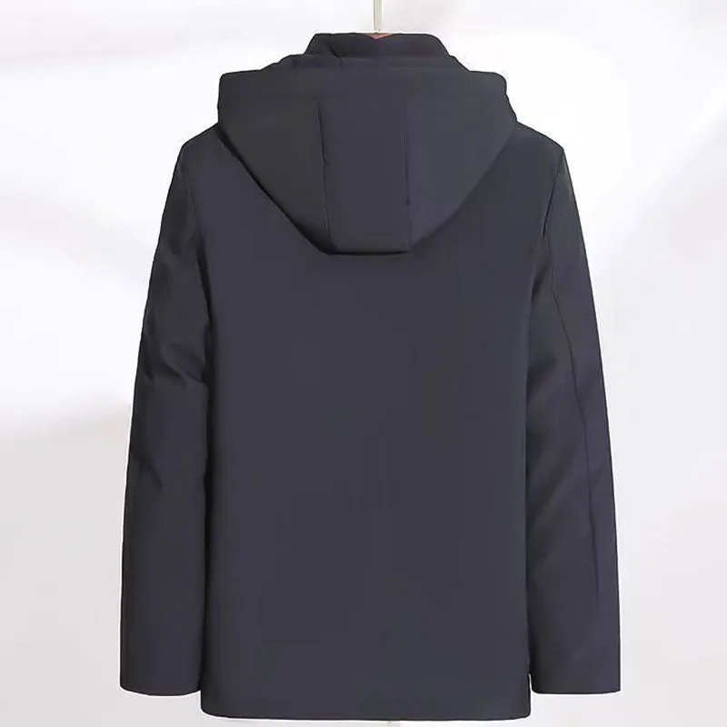 Thermische Dikke Dikke Parka -Jas Voor Heren
