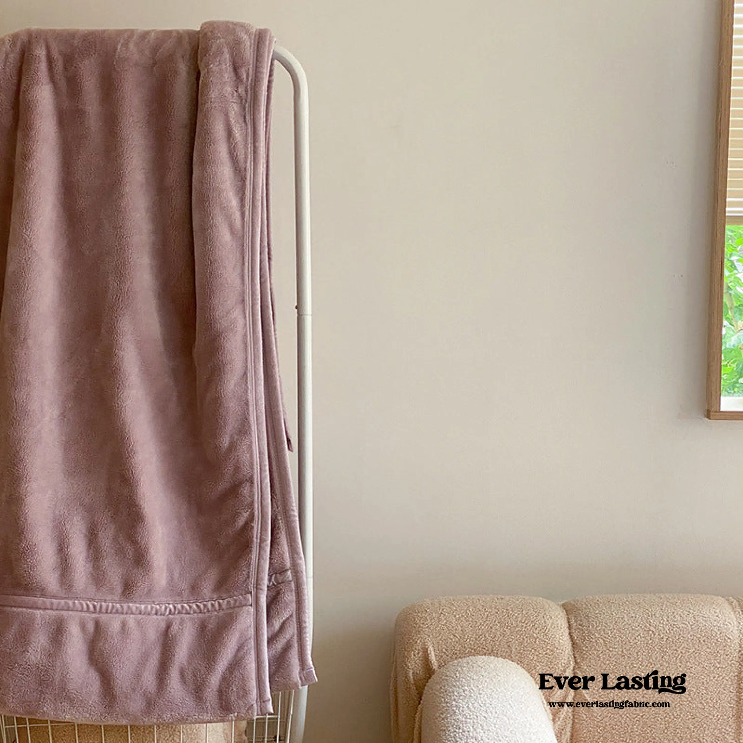 Warm Tone Lush Fleece Blanket / Blue