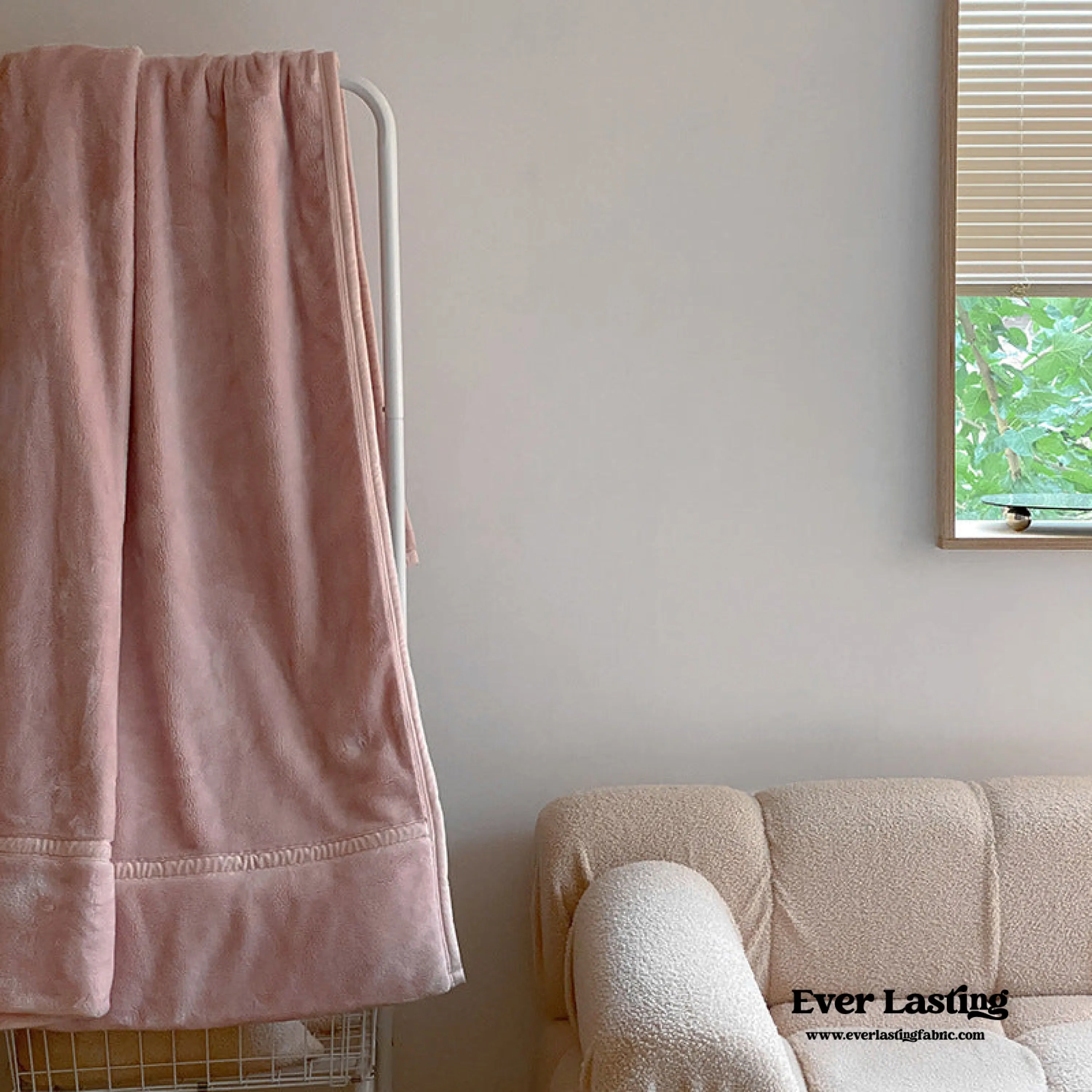 Warm Tone Lush Fleece Blanket / Blue