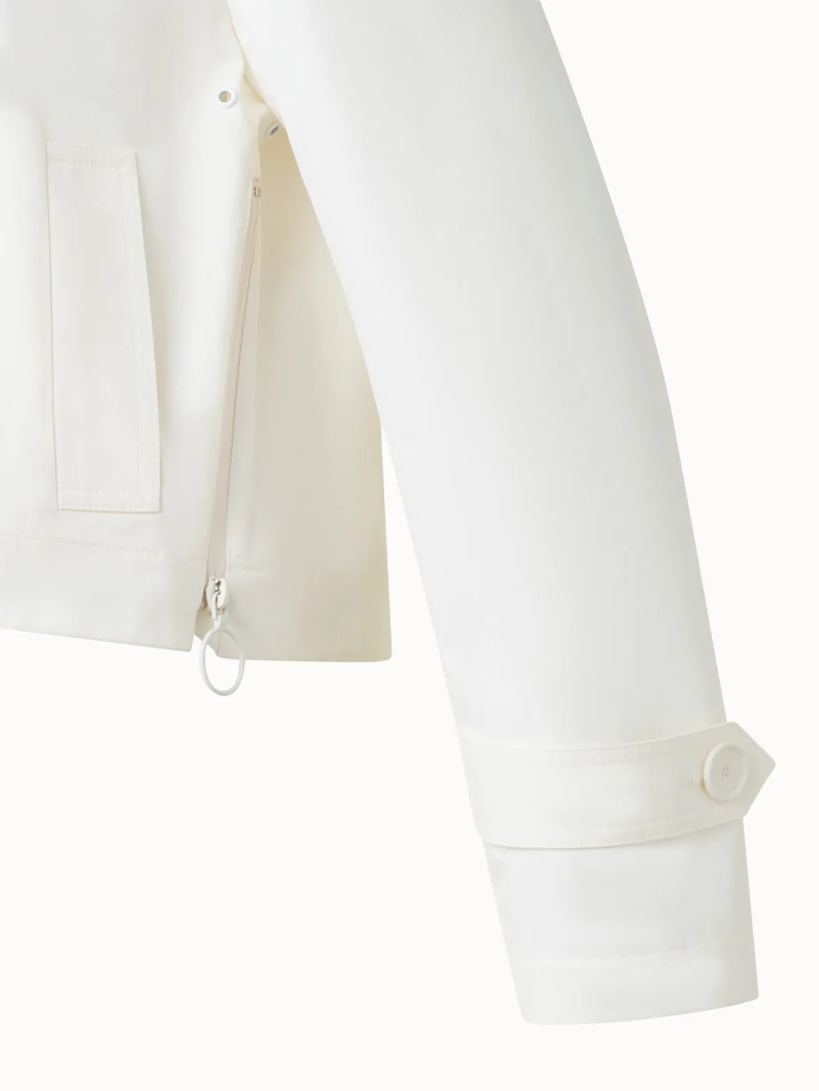 Water Repellent Bicycle Parka in Cotton Blend