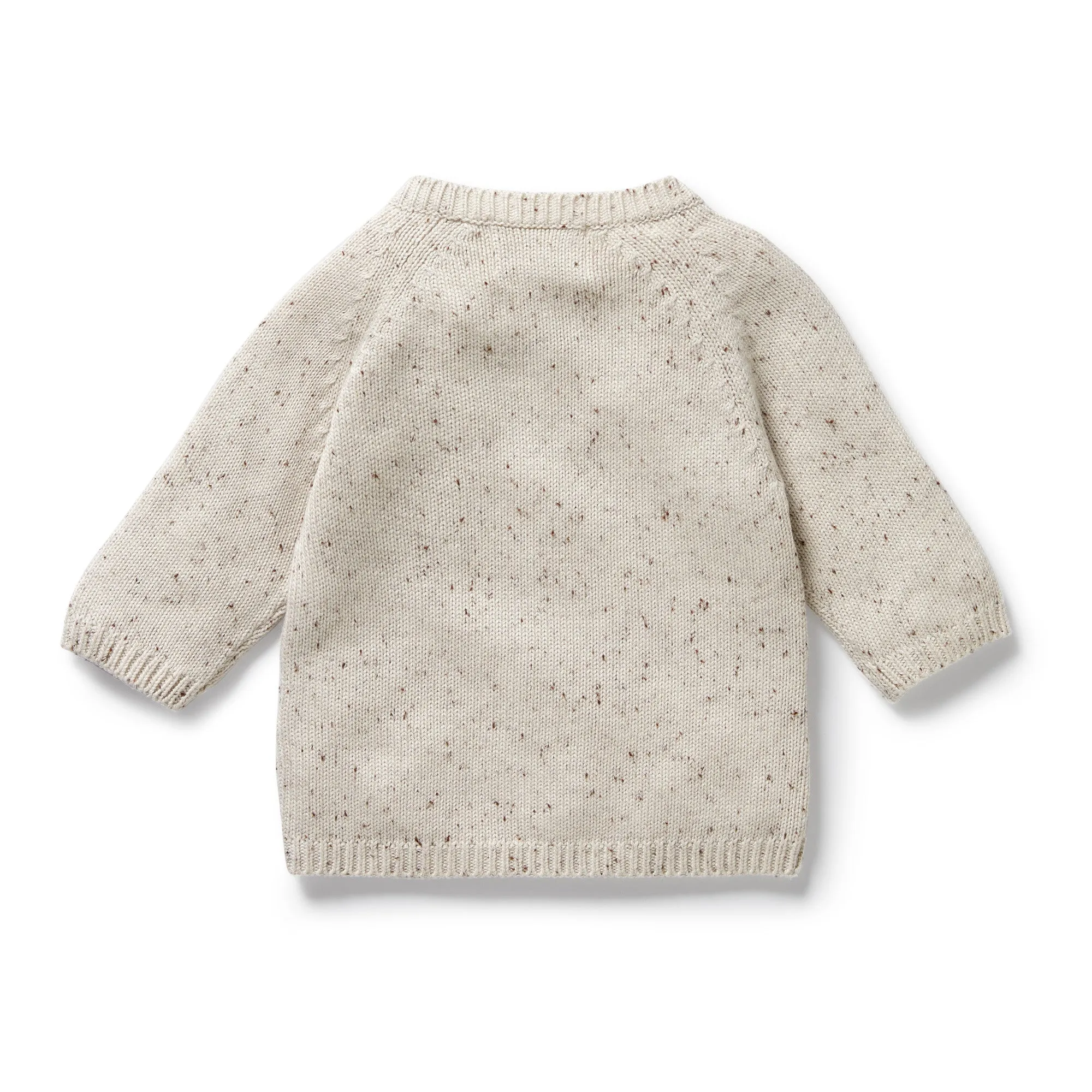 Wilson & Frenchy - Cookie and Cream Organic Knitted Kimono Cardigan